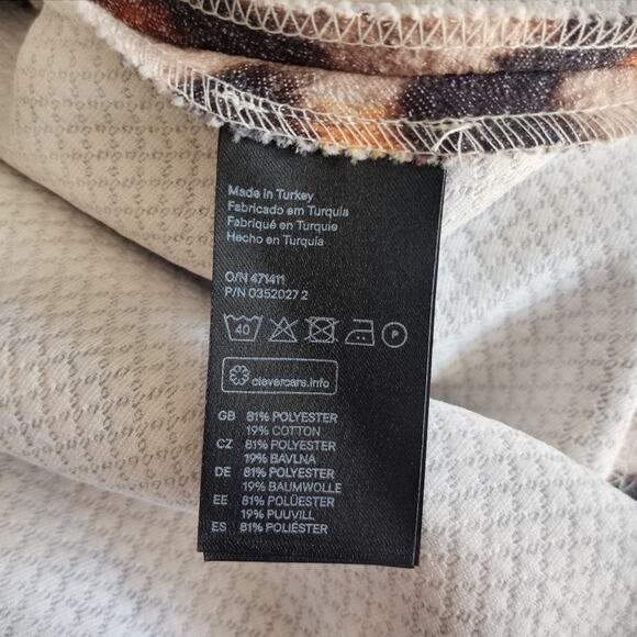 H&M Leopard Print A-Line Circle Skirt - Picture 8 of 8